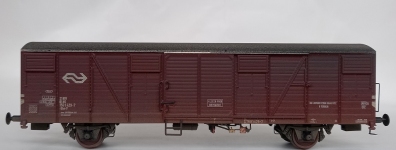 Exact-Train EX22092 - H0 - Gedeckter Güterwagen Gbs-Y Margarine, NS, Ep. IV